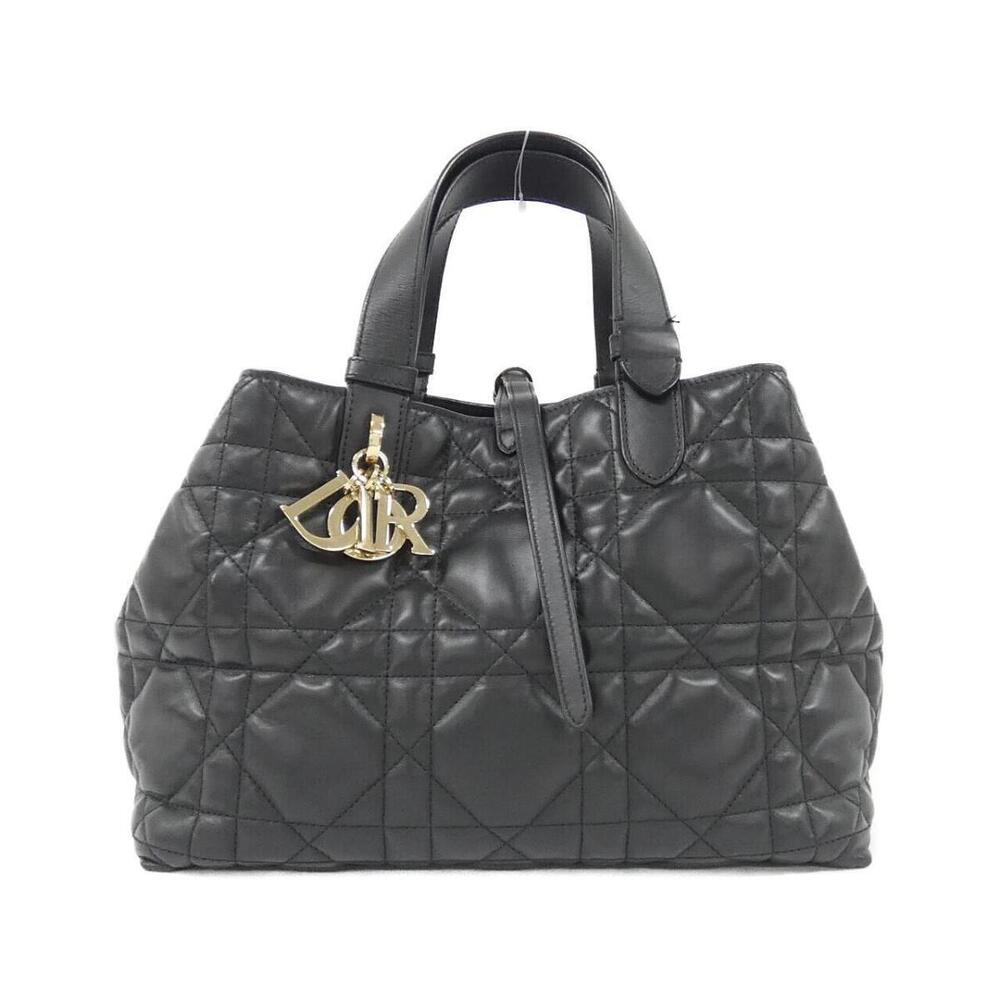 Christian Dior Toujours bag calfskin signature Macrocannage topstitching